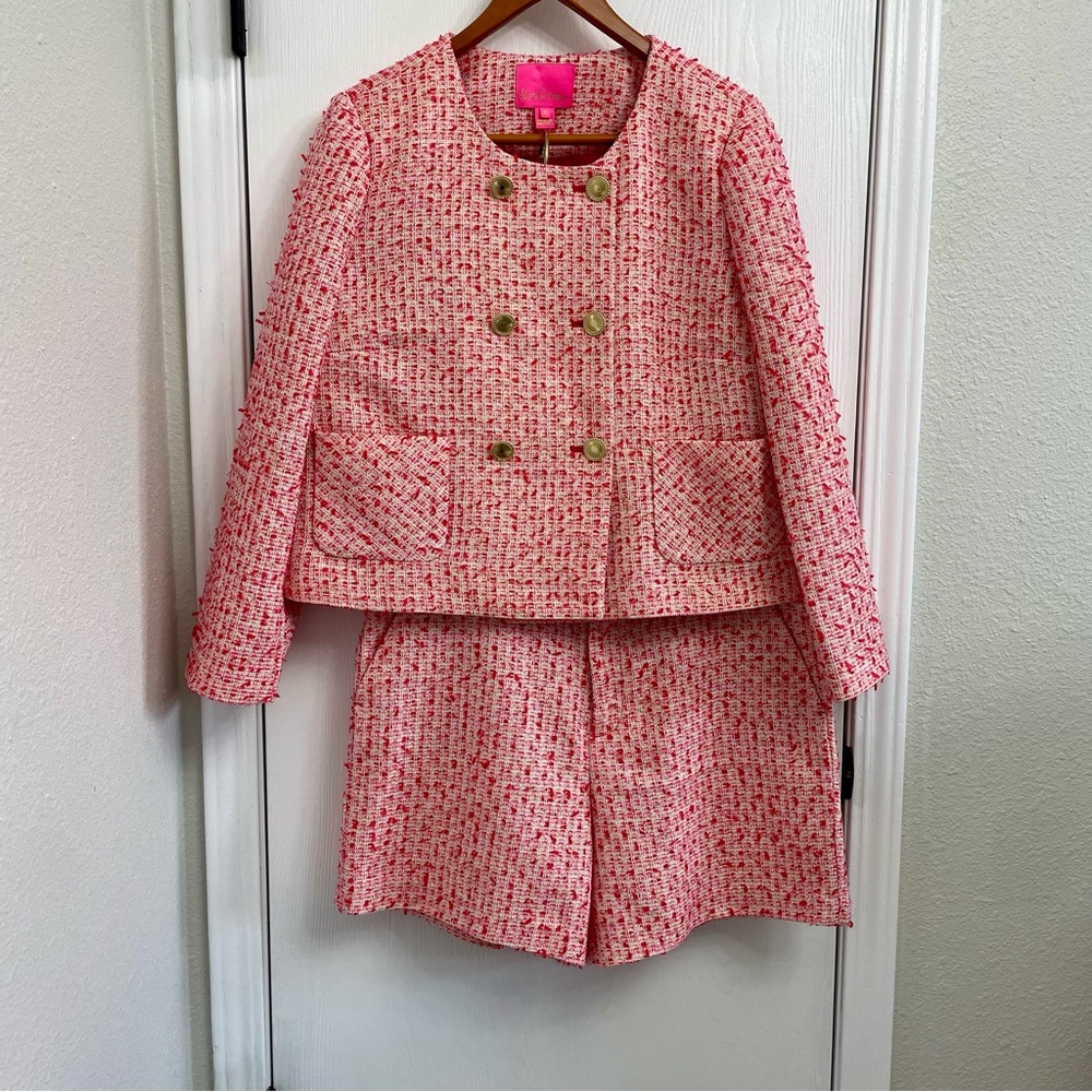 LILLY PULITZER | NWOT | Seyla Blazer and Gretchen Shorts SET | 10 - Picture 3 of 16